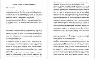 Extrait du livre « Lettre du ciel »